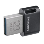 SAMSUNG FIT PLUS CHIAVETTA USB 128GB USB 3.1 GEN1 TYPE-A VELOCITÀ DI LETTURA FINO A 400 MB/S GRIGIO TITANIUM