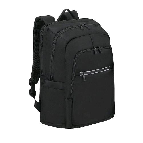 Rivacase 7561 Zaino Per Notebook 15.6"-16" Impermeabile Eco Tasca Per Notebook Tasche Laterali E Frontale Esterne Black