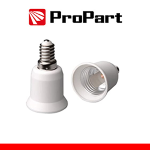 ProPart Adattatore per lampada da E14 a E27 - 2A 250V - 40W max