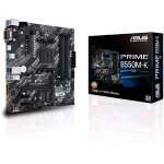 ASUS PRIME B550M-K SCHEDA MADRE MICRO ATX AMD B550 (RYZEN AM4), DUAL M.2, PCIE 4.0, 1 GB LAN, HDMI/D-SUB/DVI, SATA 6 GBPS, USB 3.2 GEN 2 TYPE-A