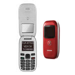 CELLULARE BRONDI WINDOW+ RED 1.77" DUAL SIM SENIOR PHONE