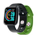 CELLY TRAINERBEAT SMARTWATCH SUMMER COLLECTION BLUETOOTH NOTIFICHE E MUSICA DA SMARTPHONR FREQUENZA CARDIACA MONITORAGGIO FASI DEL SONNO IP67 CON CINTURINO DI RICAMBIO NERO VERDE