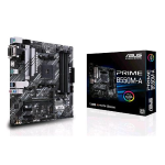 ASUS PRIME B550M-A SCHEDA MADRE ATX AMD B550 AM4 DUAL M.2 PCIe 4.0 1 GB LAN HDMI D-SUB DVI SATA 6 GBPS USB 3.2 CONNETTORI RGB AURA SYNC