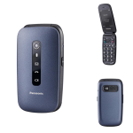 CELLULARE SENIOR PANASONIC TU550 FLIP 2,8 4G BLUE