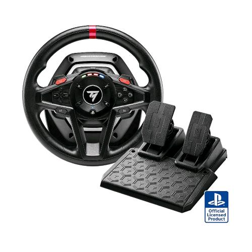 ADGroup  380090 - THRUSTMASTER T128 VOLANTE FORCE FEEDBACK CON PEDALI  MAGNETICI Tecnologia HYBRID DRIVE PLAYSTATION 5 PLAYSTATION 4 /PC BLACK -  THRUSTMASTER