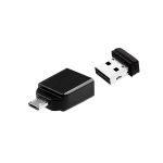 VERBATIM MEMORY USB-32GB-NANO+ADPTOR MICRO